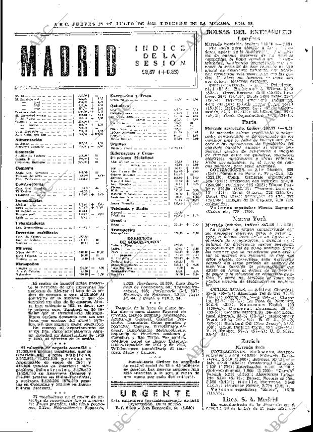 ABC MADRID 23-07-1964 página 59