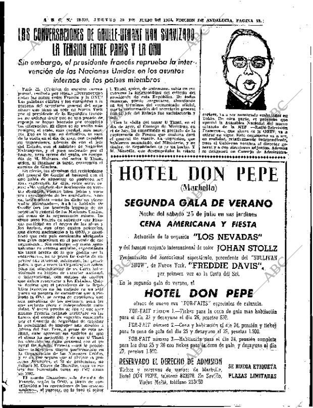 ABC SEVILLA 23-07-1964 página 19