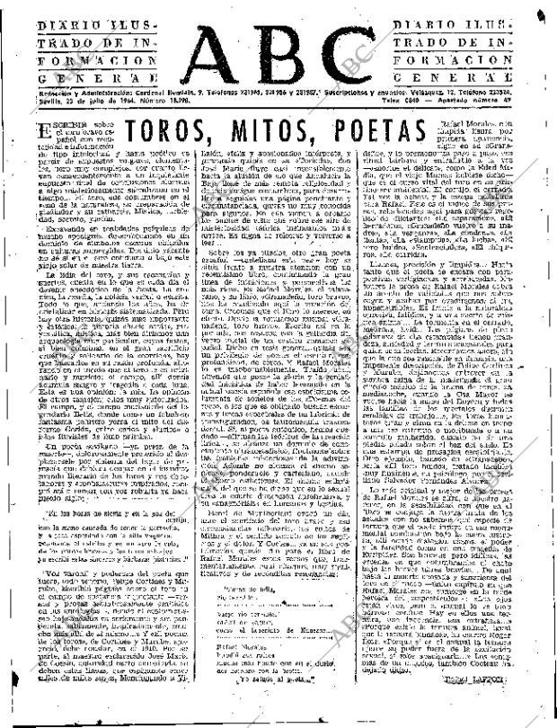 ABC SEVILLA 23-07-1964 página 3