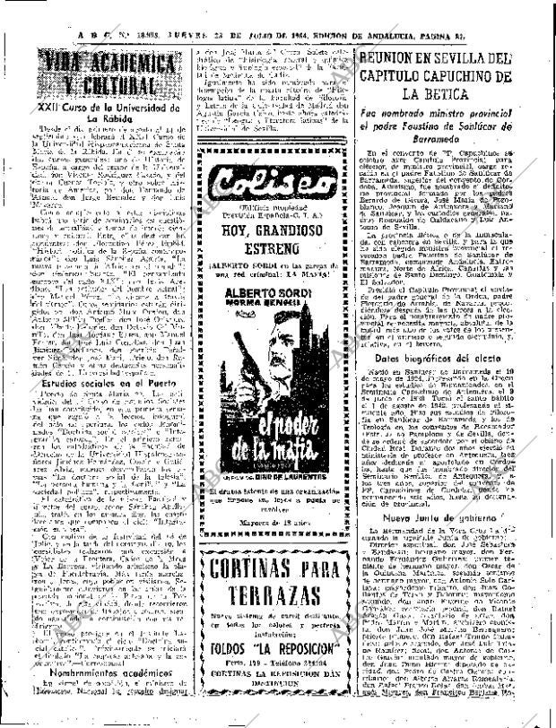 ABC SEVILLA 23-07-1964 página 31