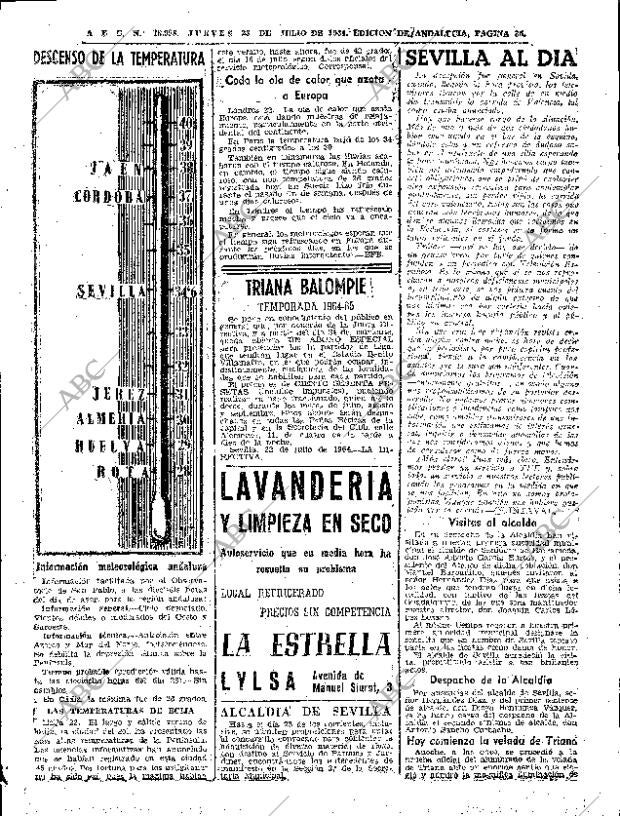 ABC SEVILLA 23-07-1964 página 35