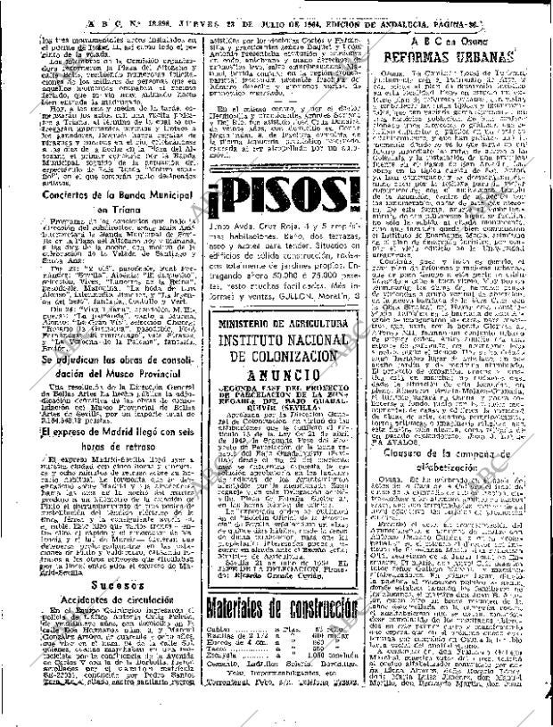 ABC SEVILLA 23-07-1964 página 36