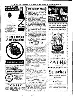 ABC SEVILLA 23-07-1964 página 38