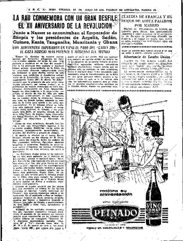 ABC SEVILLA 24-07-1964 página 19