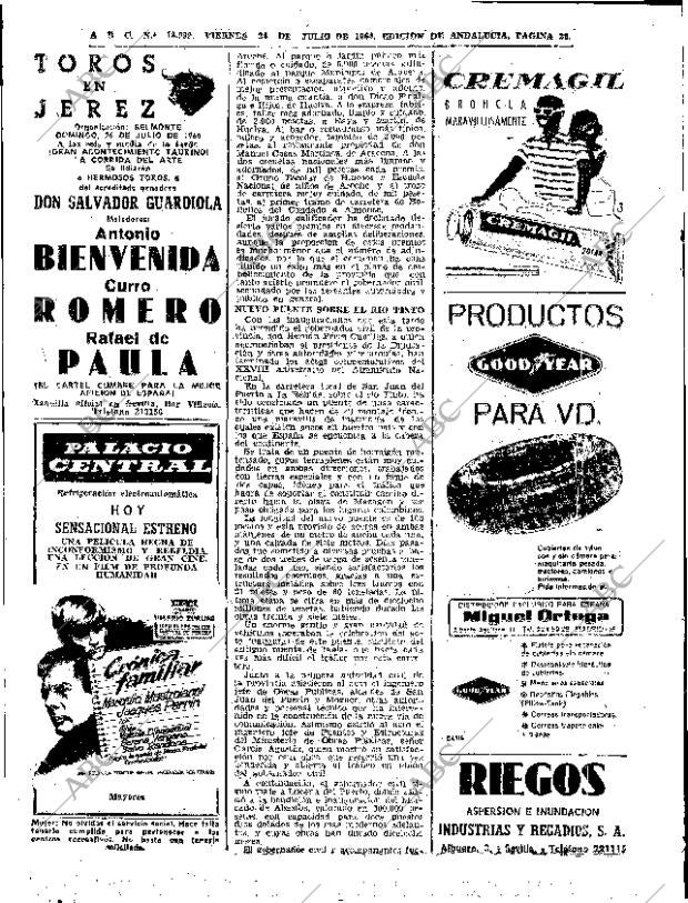 ABC SEVILLA 24-07-1964 página 26
