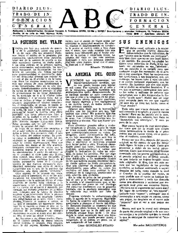 ABC SEVILLA 24-07-1964 página 3