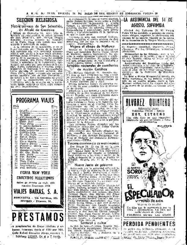 ABC SEVILLA 24-07-1964 página 30