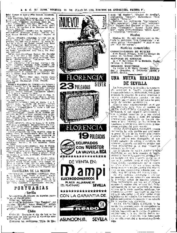 ABC SEVILLA 24-07-1964 página 36