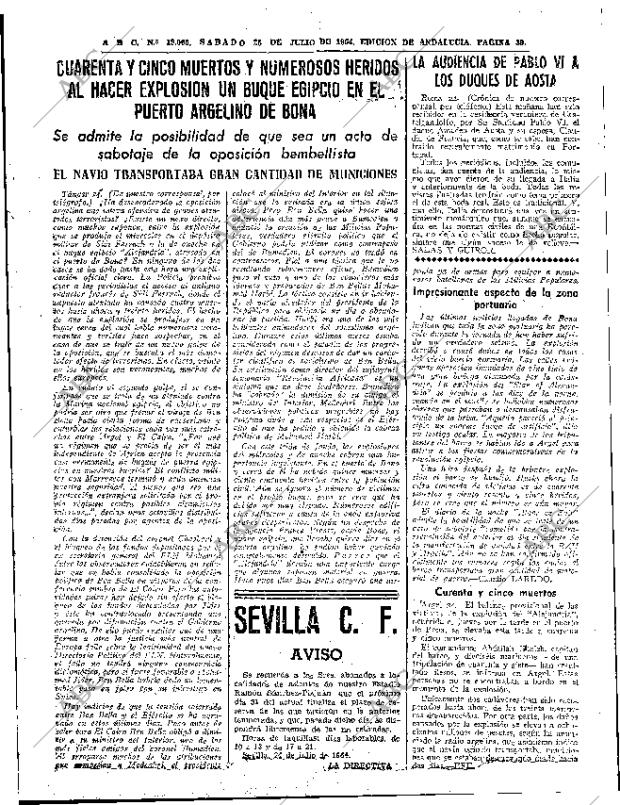 ABC SEVILLA 25-07-1964 página 39