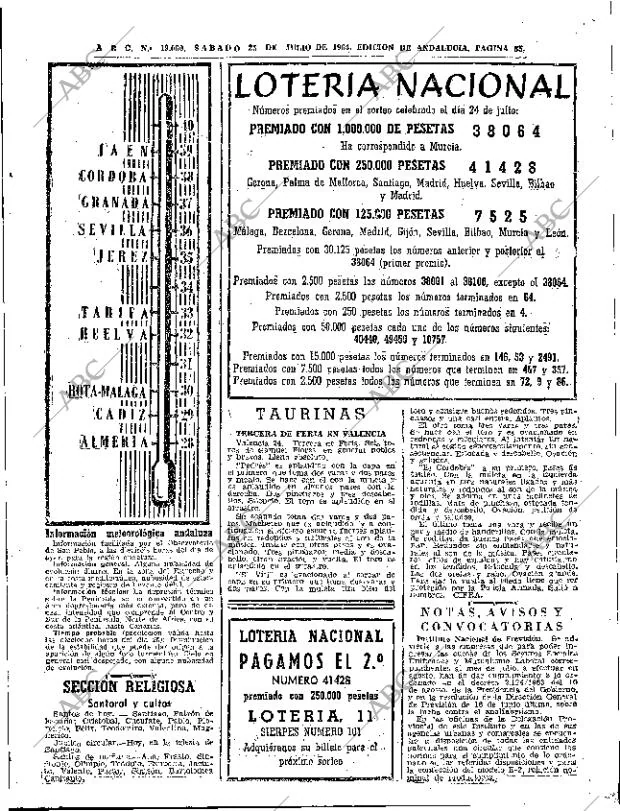 ABC SEVILLA 25-07-1964 página 55