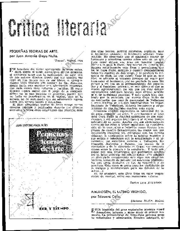 BLANCO Y NEGRO MADRID 25-07-1964 página 104