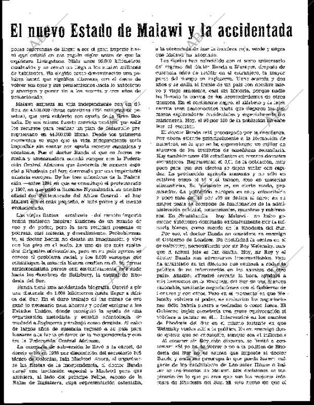 BLANCO Y NEGRO MADRID 25-07-1964 página 56