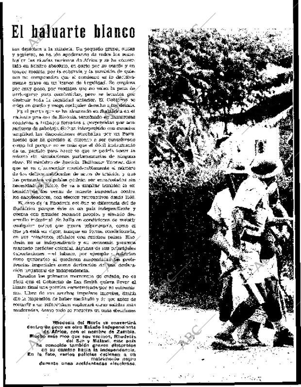 BLANCO Y NEGRO MADRID 25-07-1964 página 58