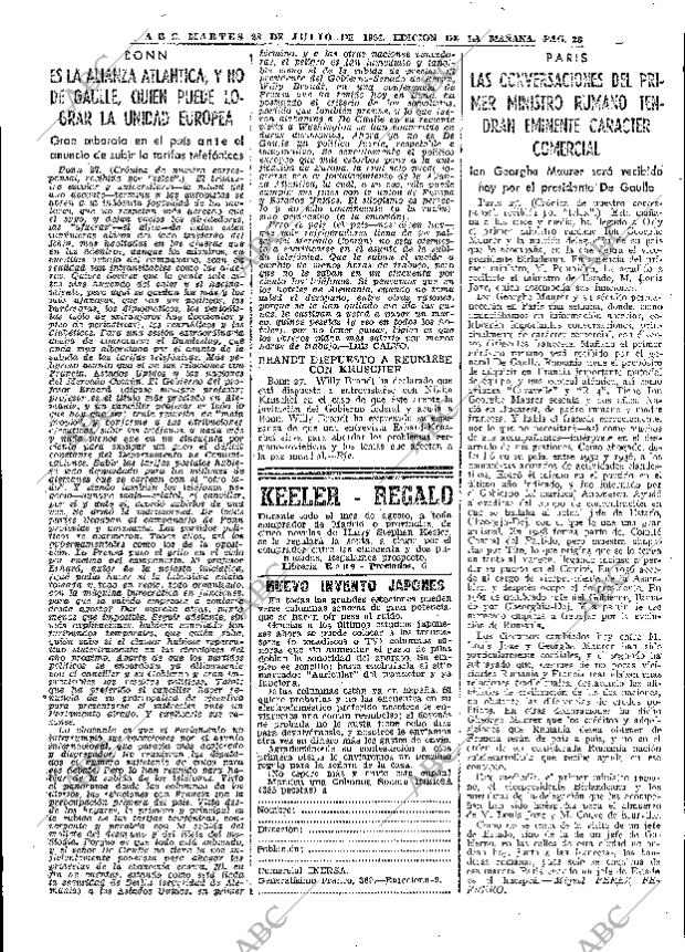 ABC MADRID 28-07-1964 página 28