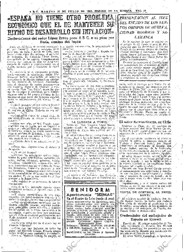 ABC MADRID 28-07-1964 página 31