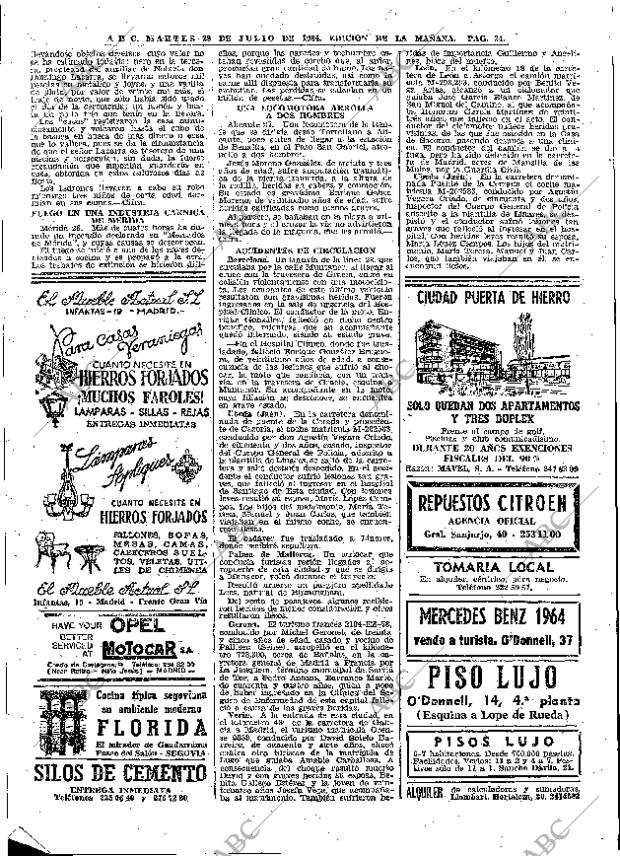 ABC MADRID 28-07-1964 página 34