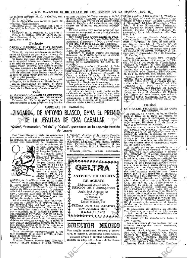 ABC MADRID 28-07-1964 página 49