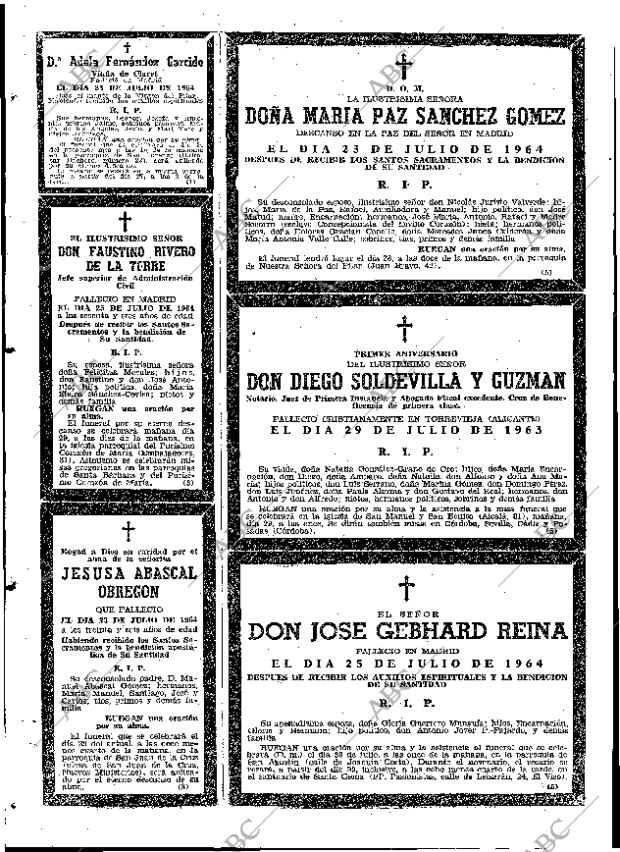 ABC MADRID 28-07-1964 página 62