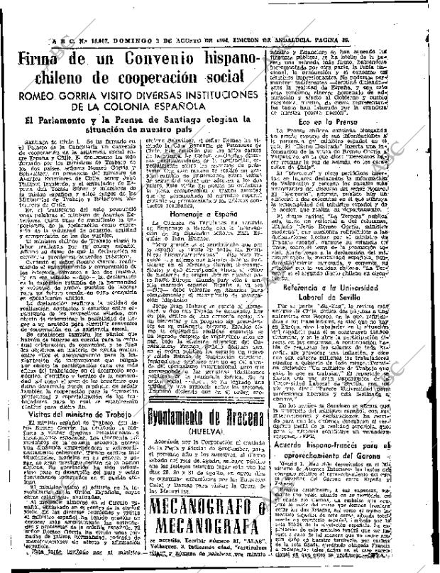 ABC SEVILLA 02-08-1964 página 38