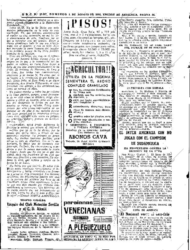 ABC SEVILLA 02-08-1964 página 54