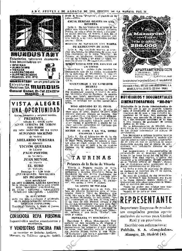 ABC MADRID 06-08-1964 página 36