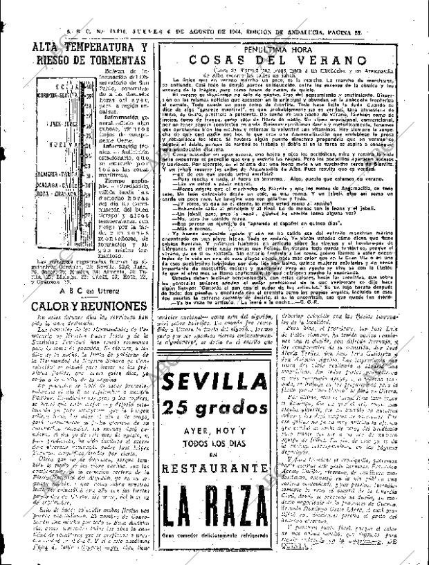 ABC SEVILLA 06-08-1964 página 27