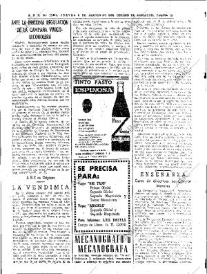 ABC SEVILLA 06-08-1964 página 28