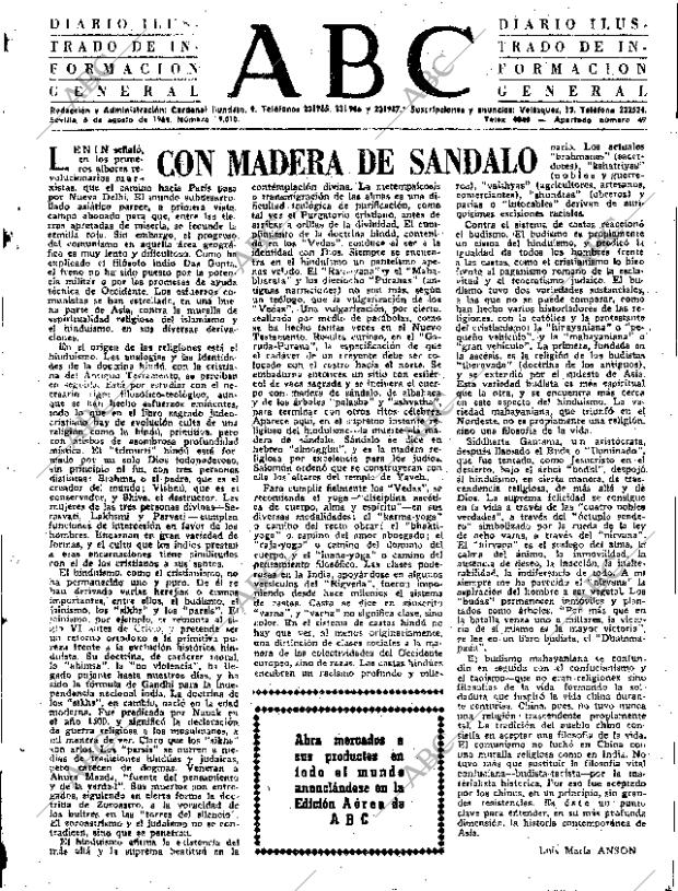 ABC SEVILLA 06-08-1964 página 3