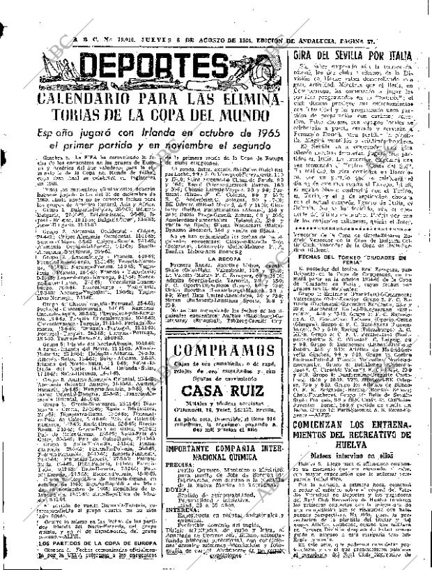 ABC SEVILLA 06-08-1964 página 37