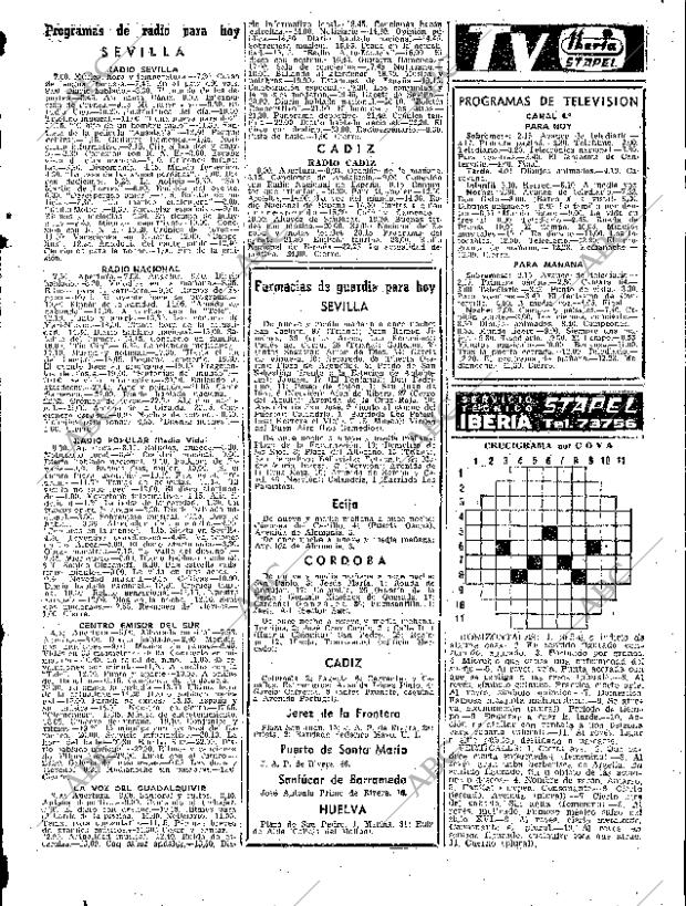 ABC SEVILLA 06-08-1964 página 47