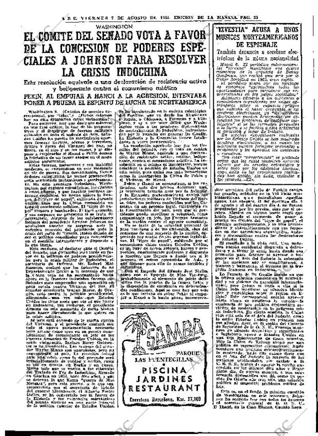 ABC MADRID 07-08-1964 página 25