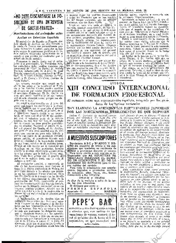 ABC MADRID 07-08-1964 página 33