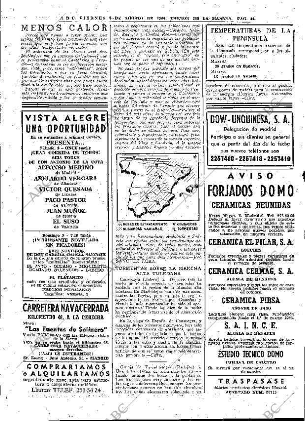 ABC MADRID 07-08-1964 página 44