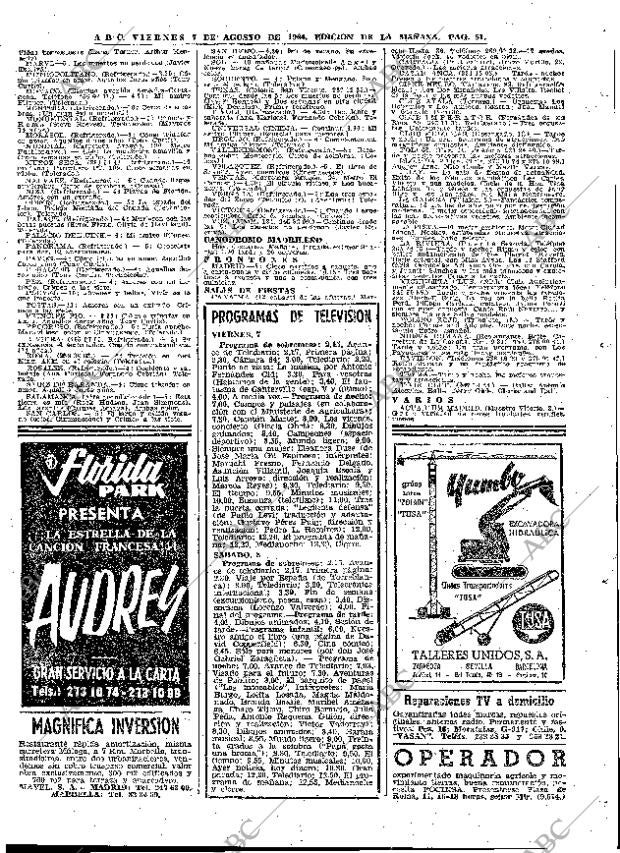 ABC MADRID 07-08-1964 página 51