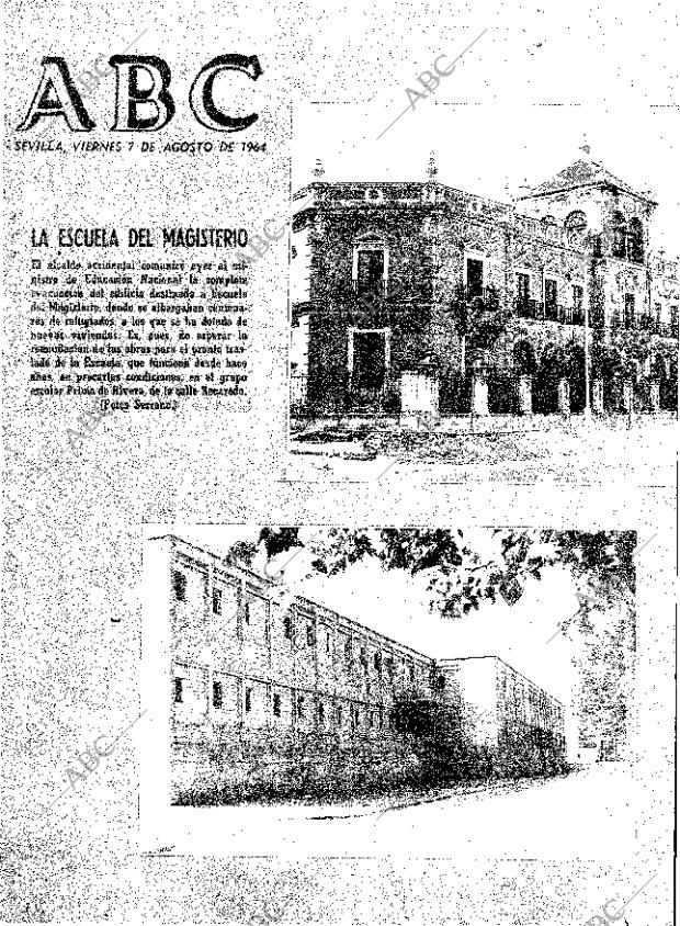 ABC SEVILLA 07-08-1964 página 1