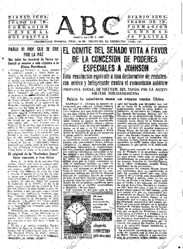 ABC SEVILLA 07-08-1964 página 15