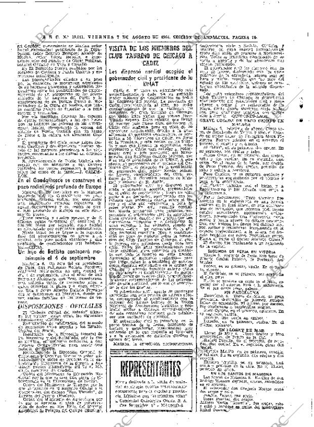 ABC SEVILLA 07-08-1964 página 28