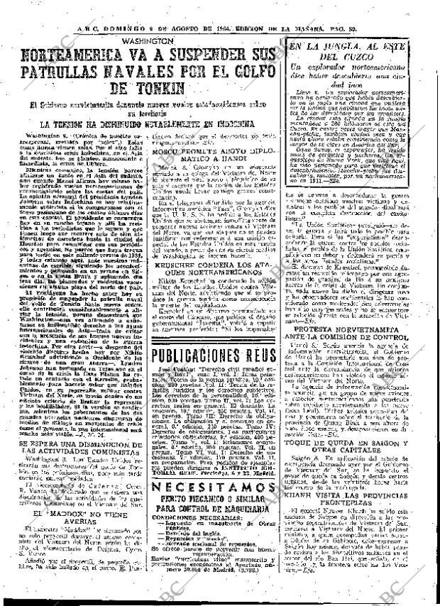 ABC MADRID 09-08-1964 página 59
