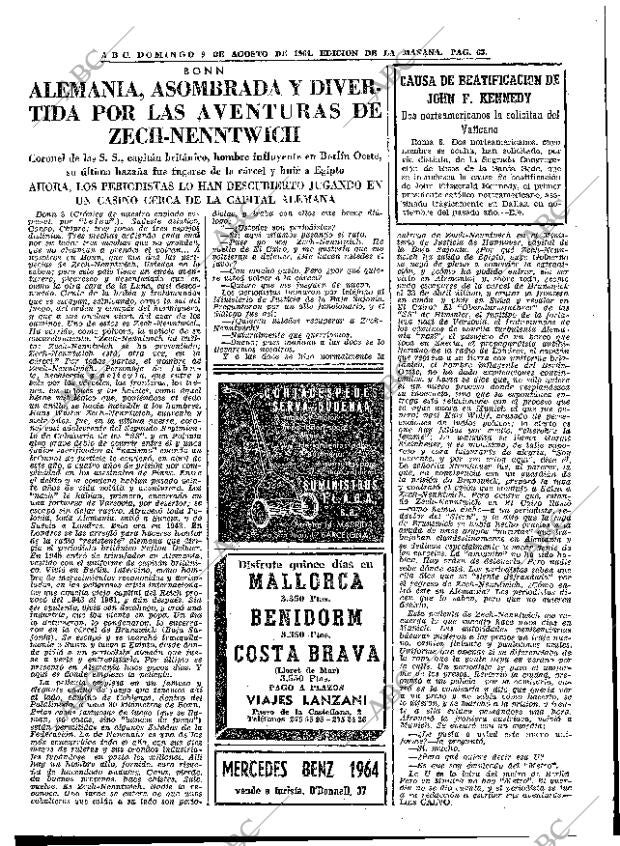 ABC MADRID 09-08-1964 página 63