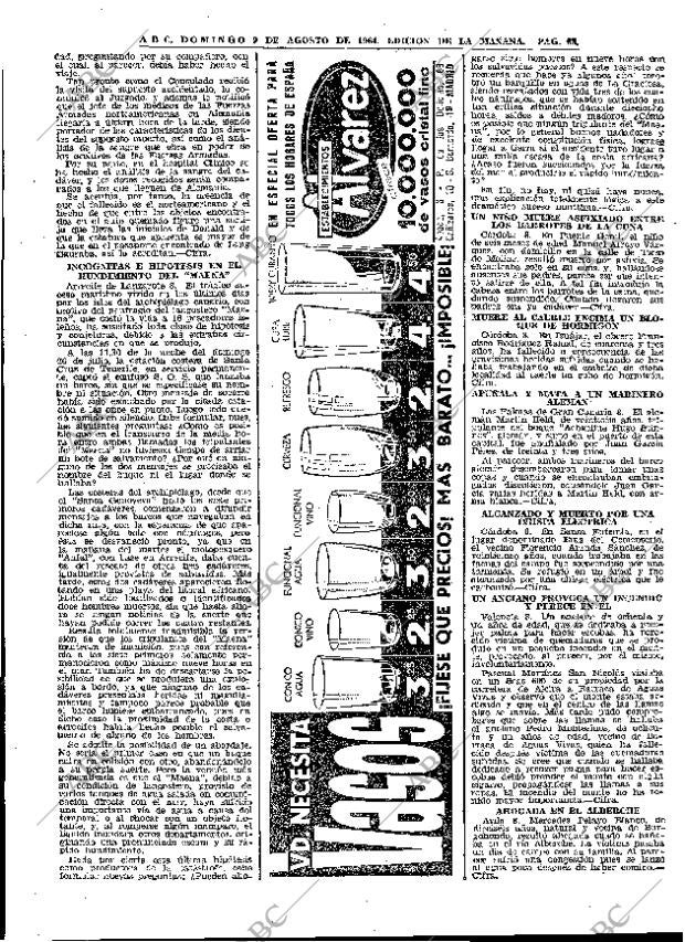ABC MADRID 09-08-1964 página 68