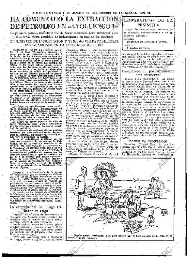 ABC MADRID 09-08-1964 página 71