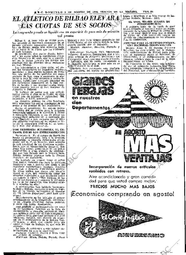 ABC MADRID 09-08-1964 página 85