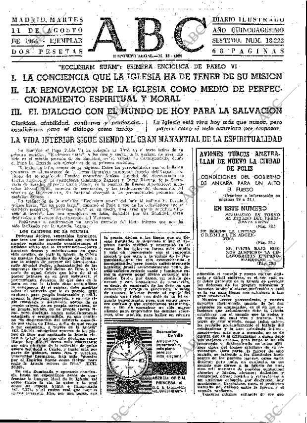 ABC MADRID 11-08-1964 página 23