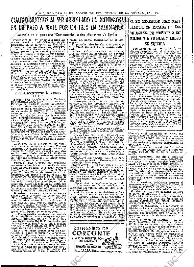 ABC MADRID 11-08-1964 página 37