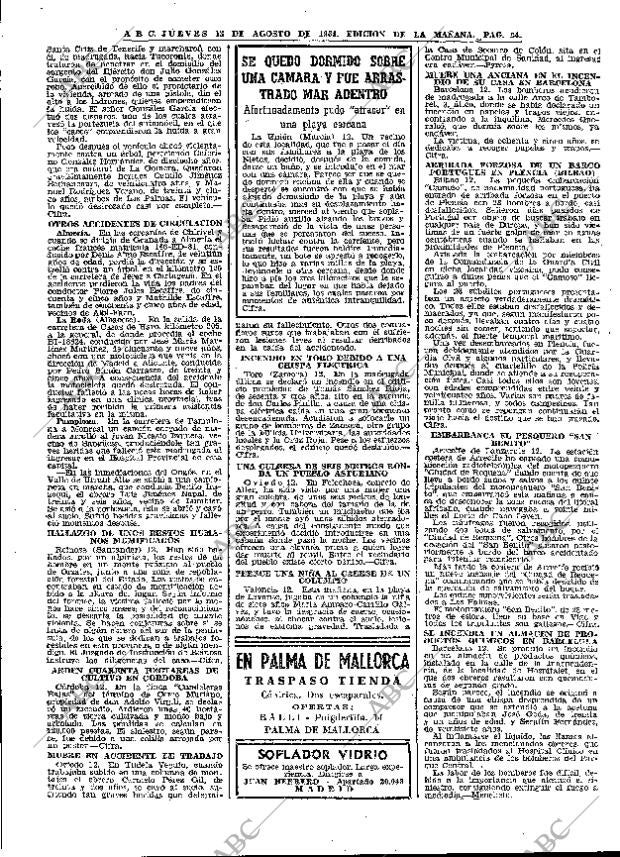 ABC MADRID 13-08-1964 página 34