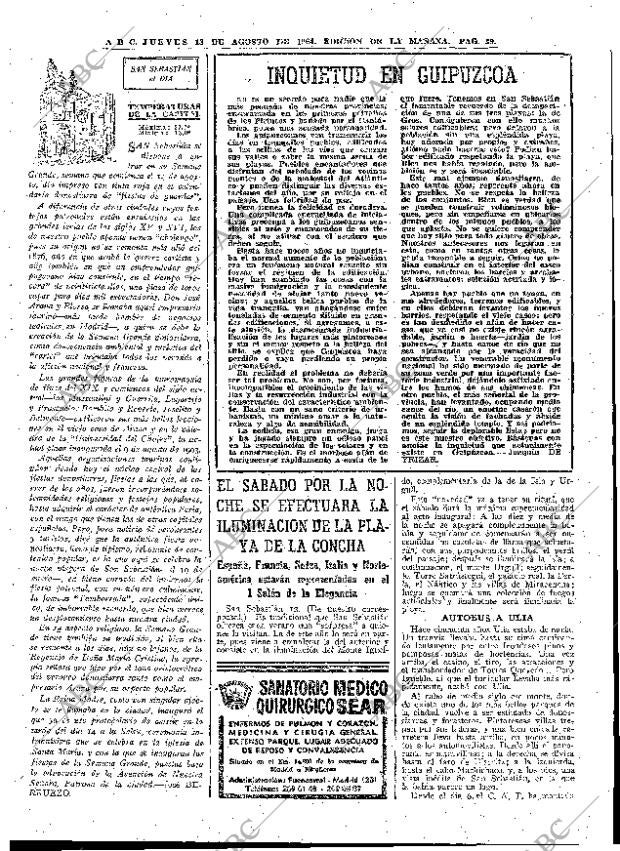 ABC MADRID 13-08-1964 página 39