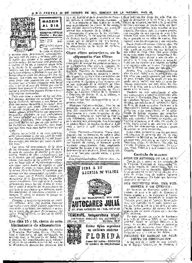 ABC MADRID 13-08-1964 página 41