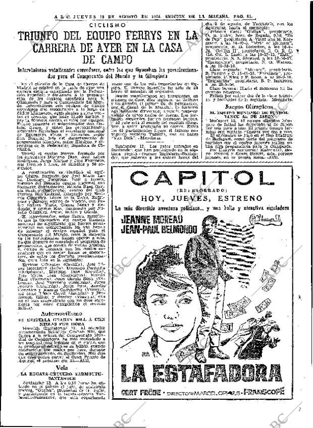 ABC MADRID 13-08-1964 página 51