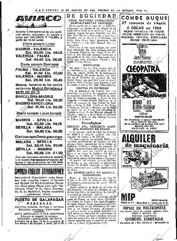 ABC MADRID 13-08-1964 página 52