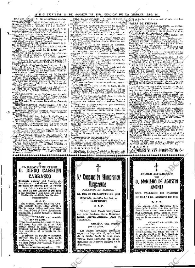 ABC MADRID 13-08-1964 página 56